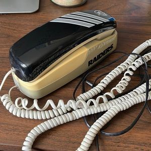 RARE Vintage Telko Landline Phone - Oakland Raiders